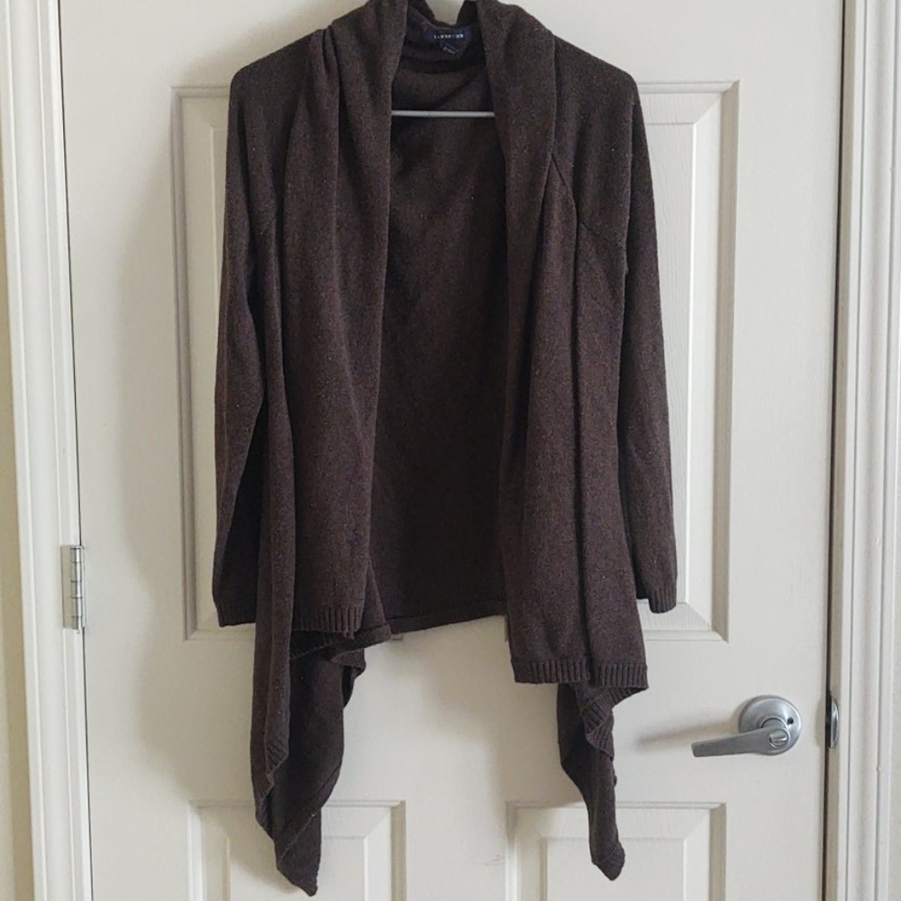 Lands End Women's Brown Cardigan